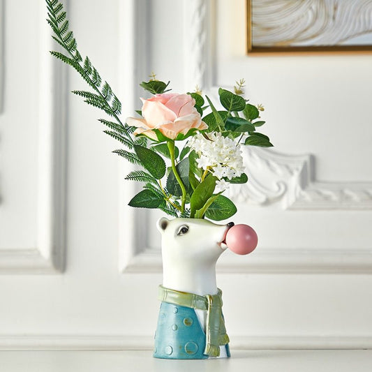 Blowing Bubbles Flower vase