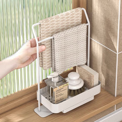 Rag Draining Kitchen Storage Rack